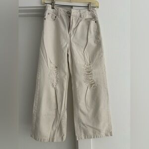 Habitual White distressed denim jeans- girls 12